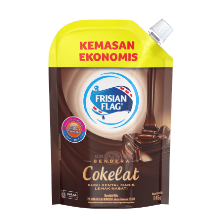 Frisian Flag Kental Manis Cokelat mengandung 8 Vitamin dan 3 Mineral dukung ENERGI!