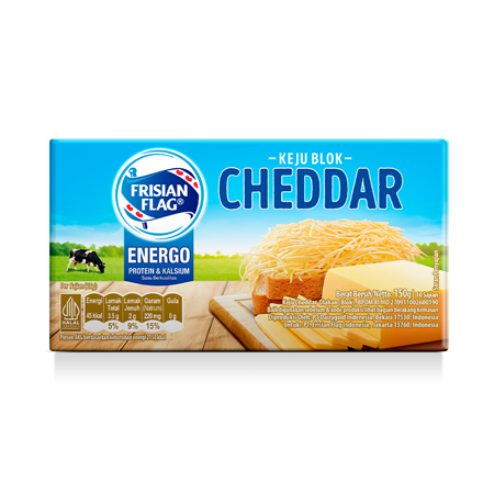 BARU! Frisian Flag Keju Cheddar mengandung Protein dan  Kalsium dukung ENERGI!